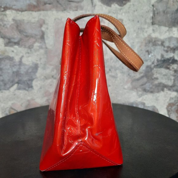Louis Vuitton Red Patent Tote - Picture 3 of 10